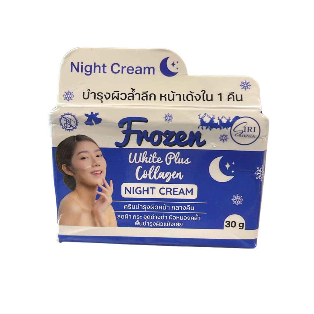Frozen White Plus Collagen Night Cream 30grams
