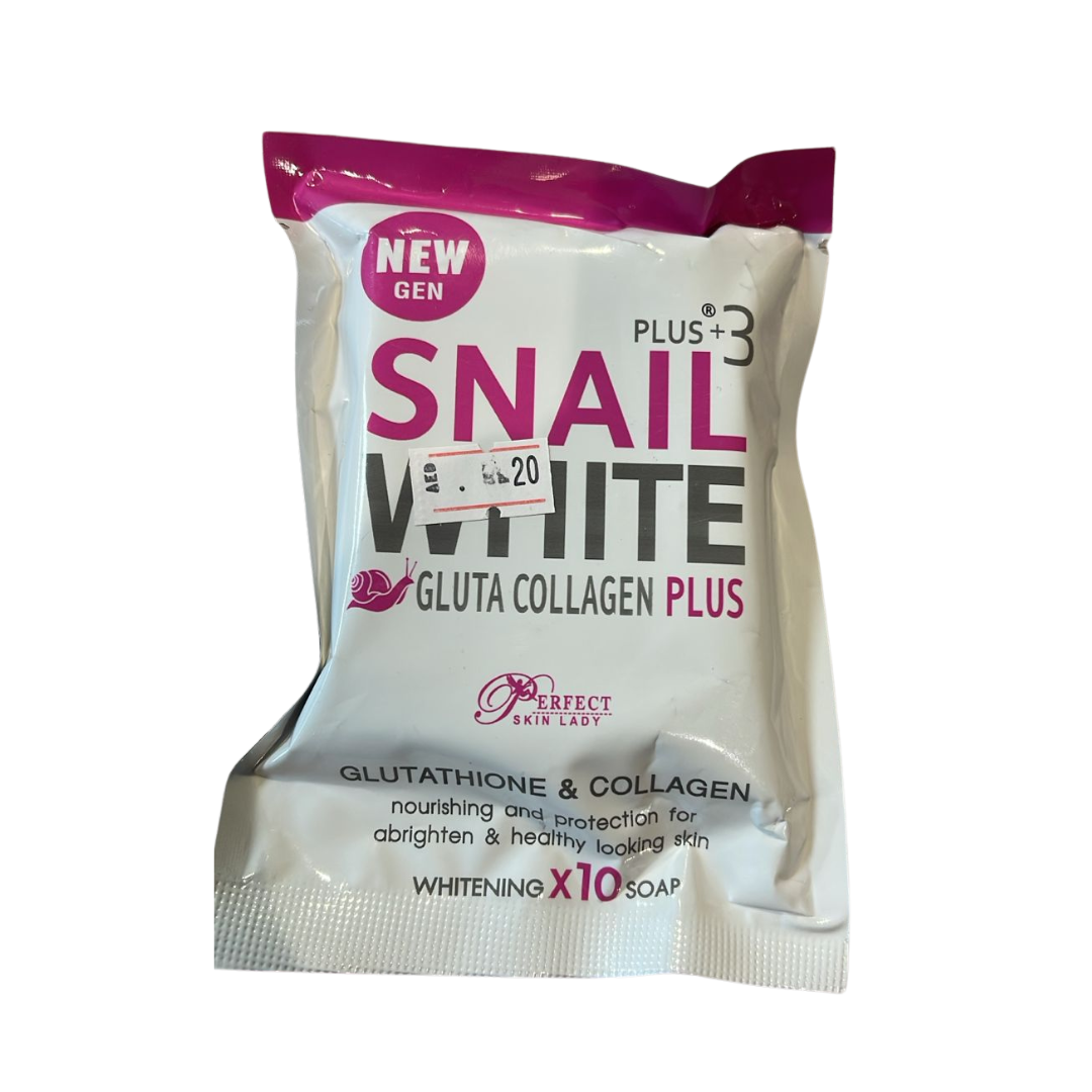 Snail White Gluta Collagen Plus Whitening x10 Soap NEW GEN