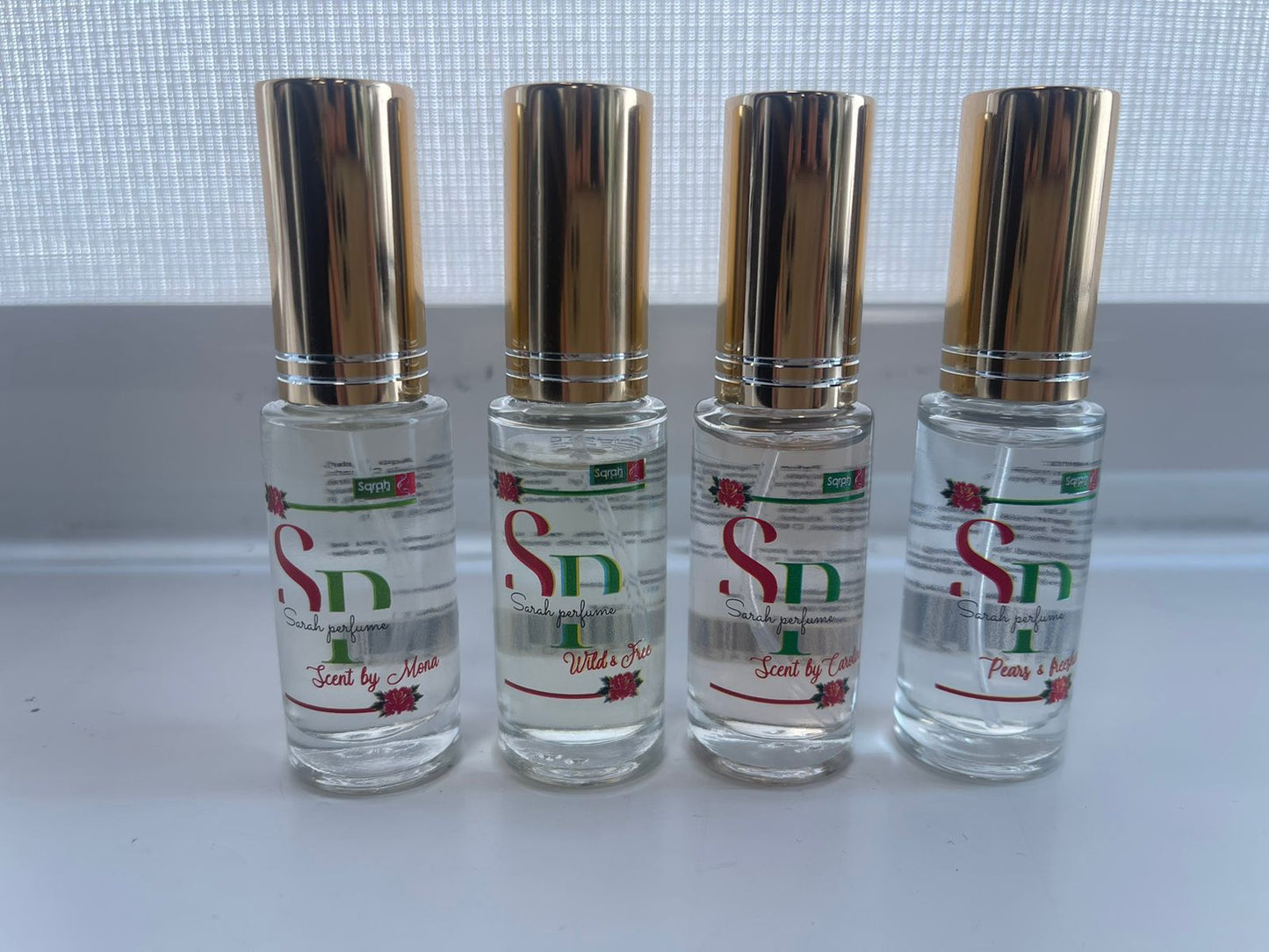 SARAH PERFUMES MINI SET OF 4