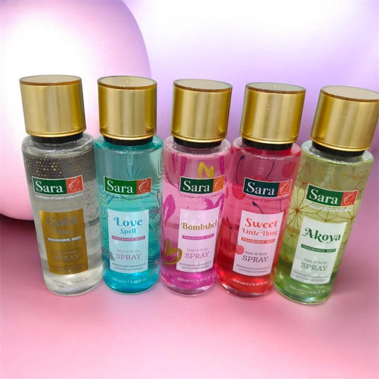 Sara body mist Bundle set