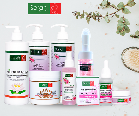 SARAH SKIN HAIR & SKIN CARE BUNDLE SET
